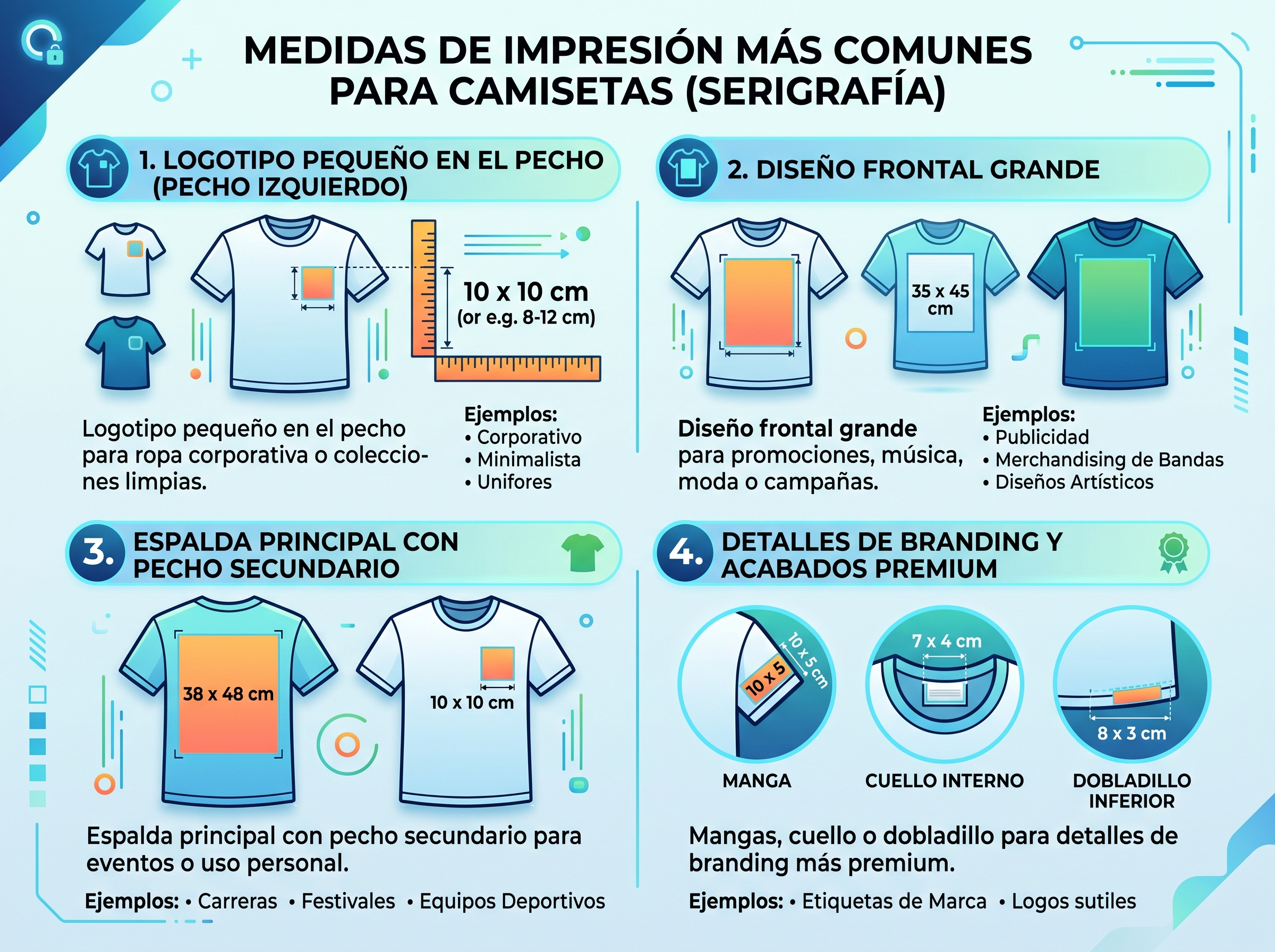 Formatos habituales Ubicaciones más demandadas